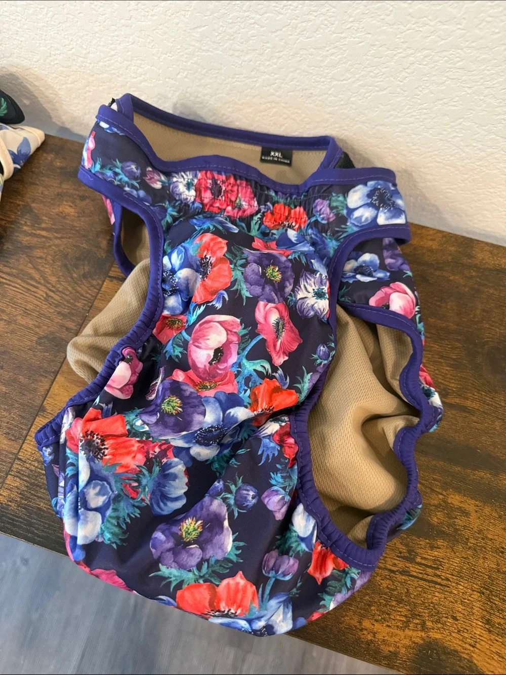 Grecle Floral Print XXL Dog Diaper Stack (5)  - NWOT | Size Chart Included